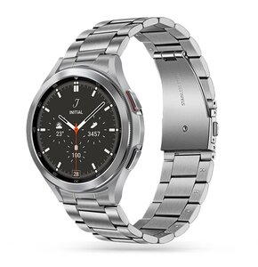 U Pasek TECH-PROTECT Stainless do Samsung Galaxy Watch 4/5/5 Pro/6 Srebrny