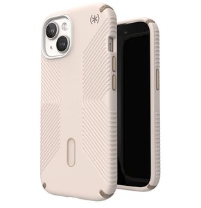 Etui SPECK Presidio2 Grip ClickLock & MagSafe do Apple iPhone 13/14/15 Beżowy