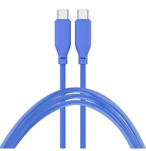 Kabel USB-C - USB-C 4SMARTS High Flex 60W 1.5 m Niebieski