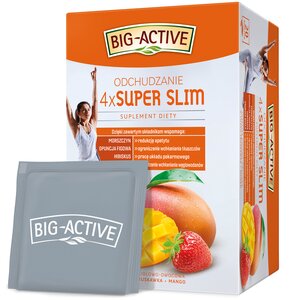 Herbata BIG ACTIVE 4x Super Slim Odchudzanie (20 sztuk)