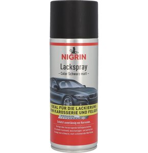 Lakier samochodowy NIGRIN Czarny mat 74112 (400 ml)