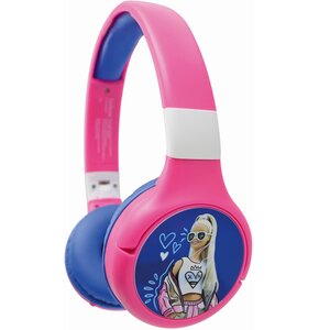 Słuchawki nauszne LEXIBOOK Barbie HPBT010BB Różowo-niebieski