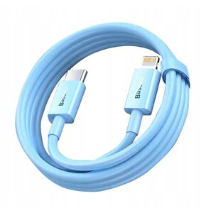 Kabel USB Typ-C - Lightning BASEUS Superior PD 20W 1 m Niebiski