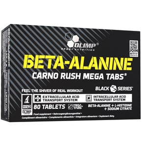 Aminokwasy Beta-alanina OLIMP Carno Rush Mega Tabs (80 tabletek)