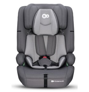 Fotelik samochodowy KINDERKRAFT Safety Fix 2 i-Size 76-150 cm (9-36 kg) Szary