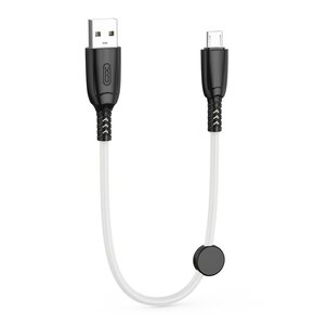 Kabel USB - Micro USB XO NB247 6A 0.25 m Biały