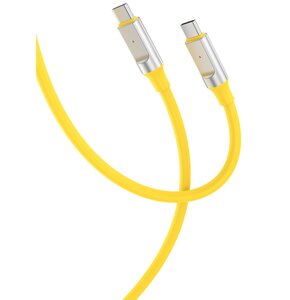 Kabel USB Typ-C - USB Typ-C XO NB-Q252B 60W 1 m Żółty