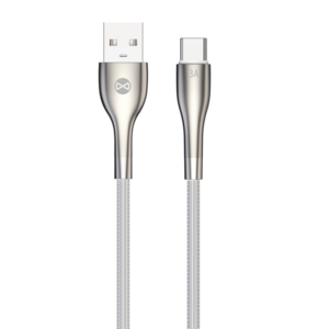 Kabel USB - USB-C FOREVER Sleek 1 m Biały