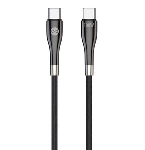 Kabel USB-C - USB-C FOREVER Sleek 100W 1 m Czarny