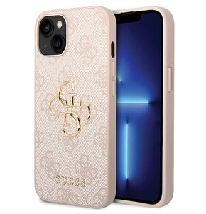 Etui GUESS 4G Big Metal Logo do Apple iPhone 13/14/15 Różowy