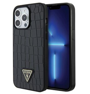 Etui GUESS Disco Metal Script do Apple iPhone 15 Fuksja
