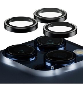 Szkło hartowane na obiektyw PANZERGLASS Lens Protector do Apple iPhone 15 Pro/15 Pro Max Czarny (3 szt.)