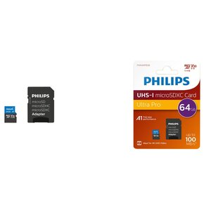 Karta pamięci PHILIPS Class SDXC 64GB + Adapter
