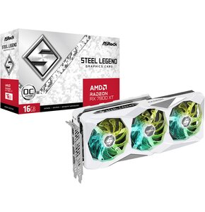 Karta graficzna ASROCK Radeon RX 7800 XT Steel Legend OC 16GB
