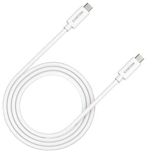 Kabel USB-C - USB-C CANYON UC-44 4.0 1 m 240W Biały
