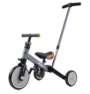Rowerek biegowy MILLY MALLY Optimus Plus 4w1 Szary