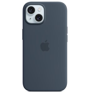 Etui APPLE Silicone Case MagSafe do iPhone 15 Sztormowy błękit