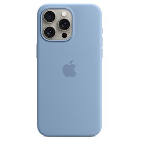 Etui APPLE Silicone Case MagSafe do iPhone 15 Pro Max Zimowy błękit