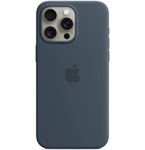 Etui APPLE Silicone Case MagSafe do iPhone 15 Pro Max Sztormowy błękit