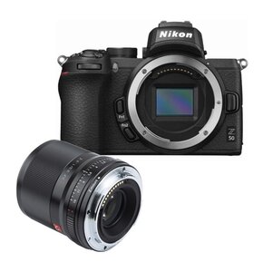 Aparat NIKON Z50 Czarny + Obiektyw VILTROX AF 23mm f/1.4 Nikon Z