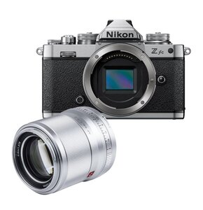 Aparat NIKON Z fc Body + Obiektyw VILTROX AF 56mm f/1.4 Nikon Z Srebrny