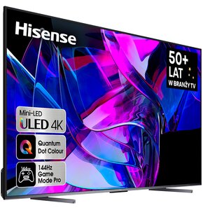 Telewizor HISENSE 100U7KQ 100" MINILED 4K 144 Hz VIDAA Dolby Atmos Dolby Vision HDMI 2.1