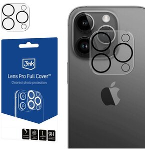 Nakładka na obiektyw 3MK Lens Pro Full Cover dla Apple iPhone 14 Pro/14 Pro Max