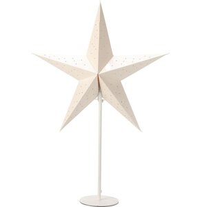 Gwiazda CHRISTMAS DECORATION 45 cm Kość słoniowa