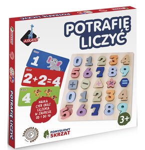 Zabawka edukacyjna ASKATO Pomysłowy skrzat Potrafię liczyć 118246