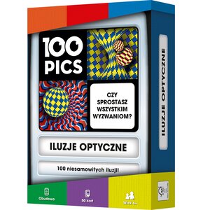 Gra edukacyjna REBEL 100 Pics Iluzje optyczne