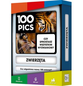 Gra edukacyjna REBEL 100 Pics Zwierzęta