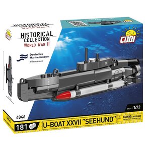 Klocki plastikowe COBI Historical Collection World War II U-Boat XXVII Seehund COBI-4846