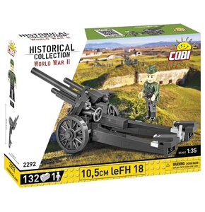 Klocki plastikowe COBI Historical Collection World War II 10.5 cm leFH 18 COBI-2292