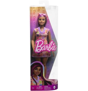 Lalka Barbie Fashionistas Kolorowe serca HJT04