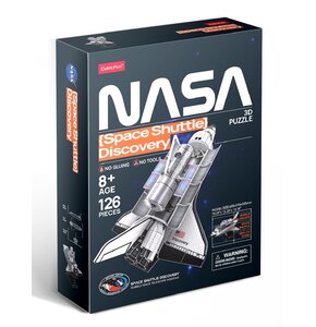 Puzzle 3D CUBIC FUN NASA Wahadłowiec Discovery DS1057H (126 elementów)