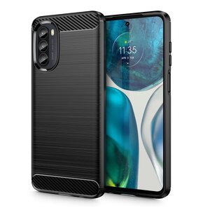 Etui TECH-PROTECT TPUCarbon do Motorola Moto G52/G82 5G Czarny