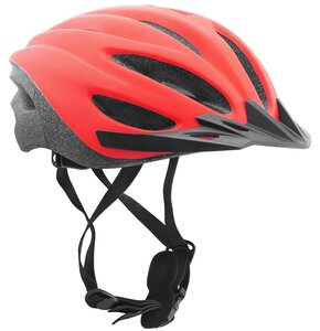 U Kask rowerowy VÖGEL VKA-921R Czerwono-czarny MTB (rozmiar L)