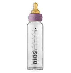Butelka BIBS Baby Glass Bottle Mauve 225 ml
