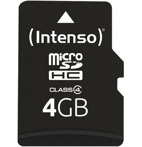 Karta pamięci INTENSO microSDHC 4GB Class 4