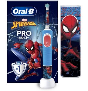 Szczoteczka rotacyjna ORAL-B Kids Pro Spiderman + Etui