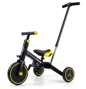 Rowerek biegowy MILLY MALLY Optimus Plus 4w1 Czarno-żółty