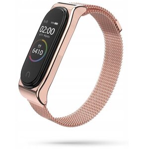 U Pasek TECH-PROTECT do Xiaomi Mi Band 3/4 Różowe złoto