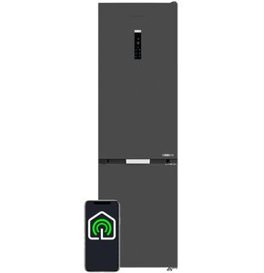 U Lodówka GRUNDIG GKPN66940LXRW No Frost 203.5cm Ciemny Inox