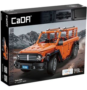 Klocki plastikowe CADA Make Your Bricks Move Tank SUV Zdalne sterowanie C51206W
