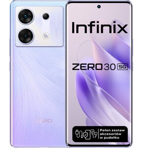 Smartfon INFINIX Zero 30 5G 12/256GB 6.78" 144Hz Fioletowy