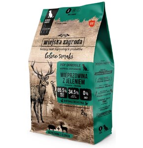 Karma dla psa WIEJSKA ZAGRODA Wieprzowina z jeleniem S 2 kg