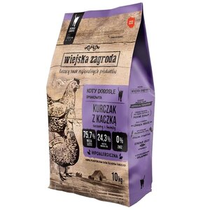 Karma dla kota WIEJSKA ZAGRODA Kurczak z kaczką 10 kg