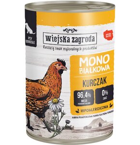 Karma dla psa WIEJSKA ZAGRODA Kurczak 400 g