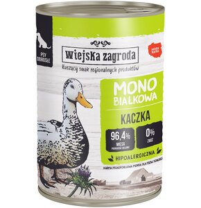 Karma dla psa WIEJSKA ZAGRODA Kaczka 400 g