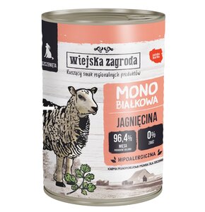 Karma dla psa WIEJSKA ZAGRODA Jagnięcina 800 g